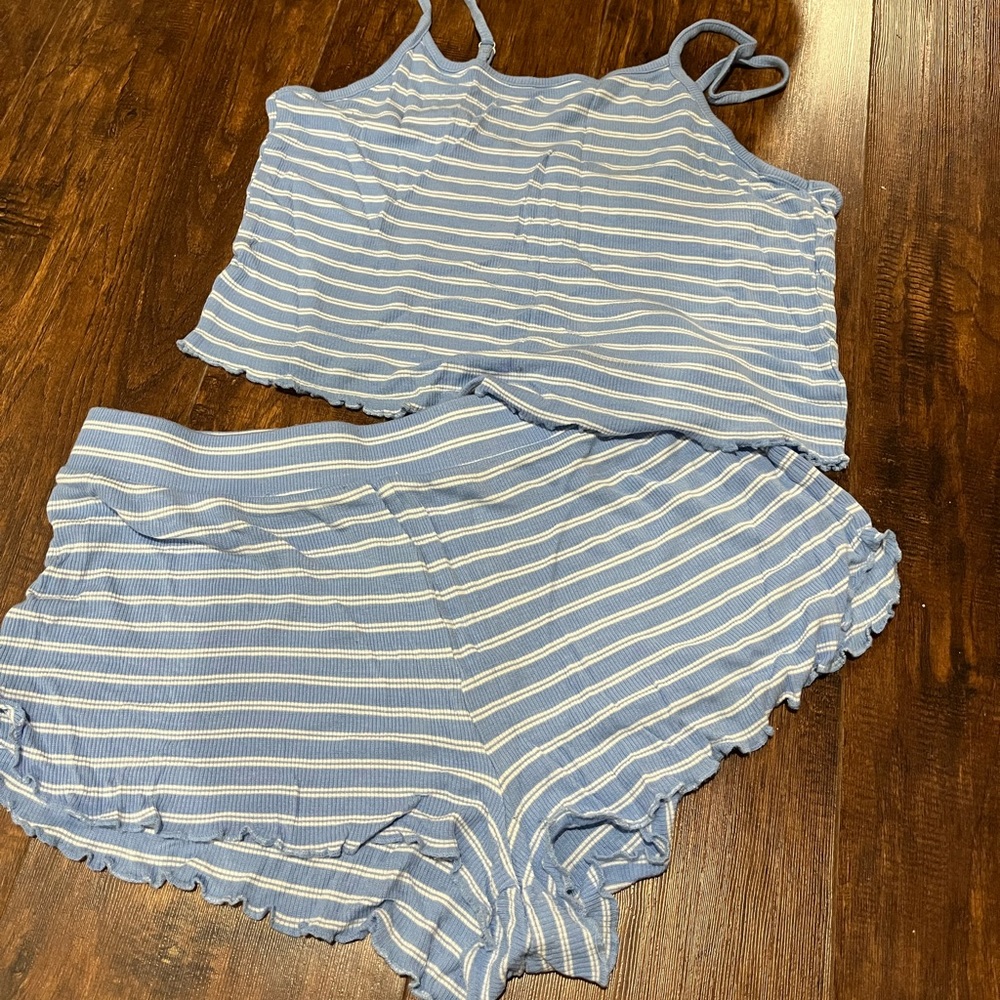 Striped Pajama Set
